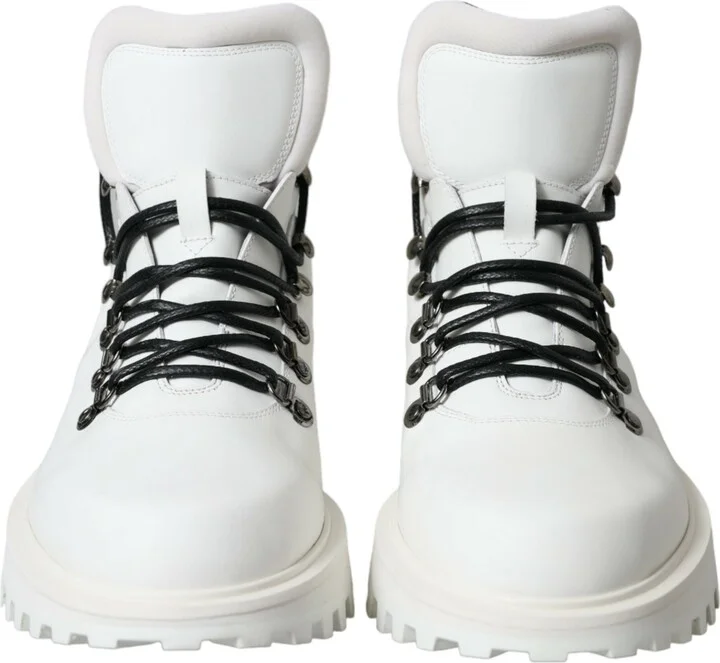 White Vulcano Trekking Ankle Boots Men's Shoes - Image 2