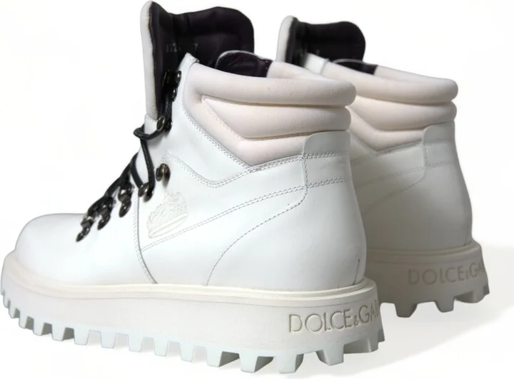 White Vulcano Trekking Ankle Boots Men's Shoes - Image 4