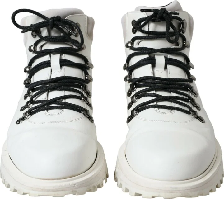 White Vulcano Trekking Ankle Boots Men's Shoes (Pre-Owned) - Image 2