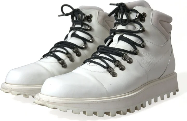 White Vulcano Trekking Ankle Boots Men's Shoes (Pre-Owned) - Image 3