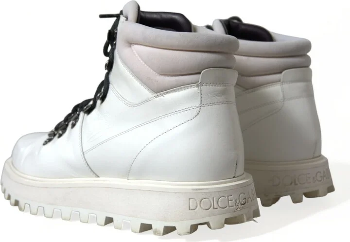 White Vulcano Trekking Ankle Boots Men's Shoes (Pre-Owned) - Image 4