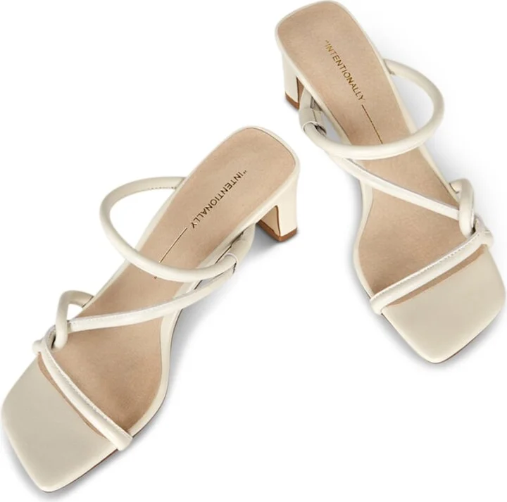 White Willow Heeled Sandal