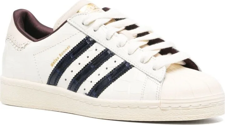 White X Wales Bonner Superstar Sneakers - Image 2