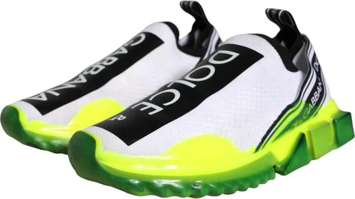 White Yellow Slip On Sorrento Sneakers Women's Shoes (Pre-Owned) - Image 3