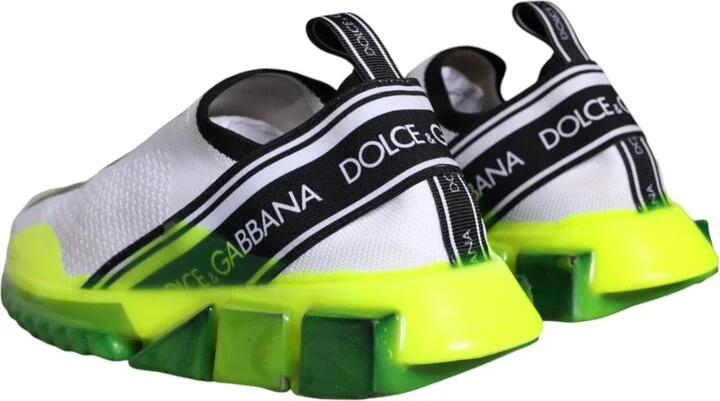White Yellow Slip On Sorrento Sneakers Women's Shoes (Pre-Owned) - Image 4