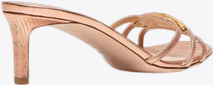Whitney 55 Laminated Leather Mules - Image 2