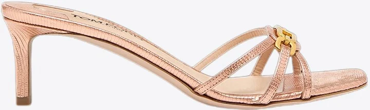Whitney 55 Laminated Leather Mules