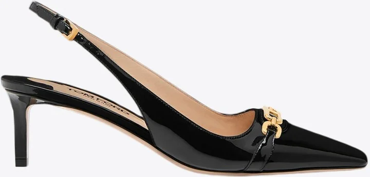Whitney 55 Patent Leather Slingback Pumps