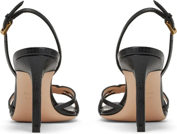 Whitney 85mm leather sandals - Image 3