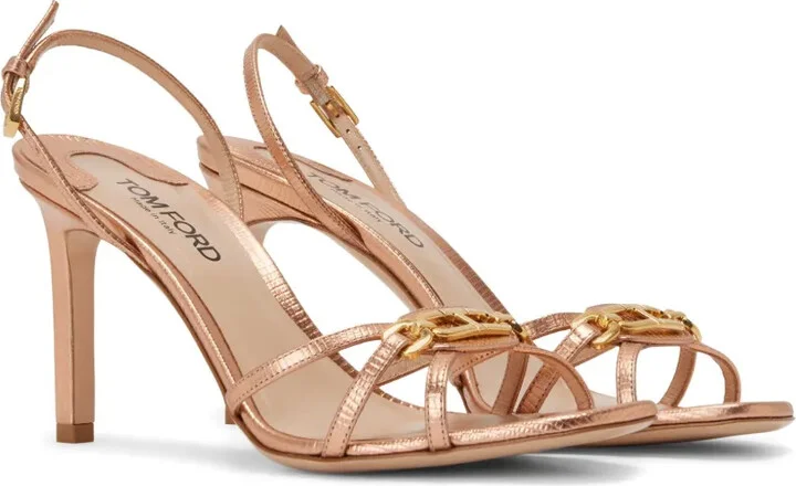 Whitney 85mm leather sandals - Image 2