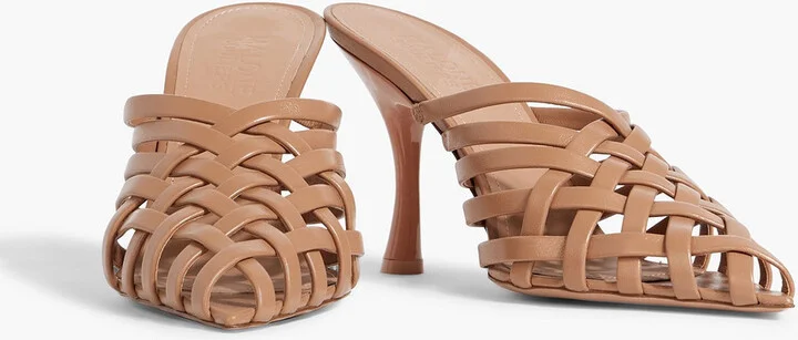 Whitney 90 woven leather mules - Image 2