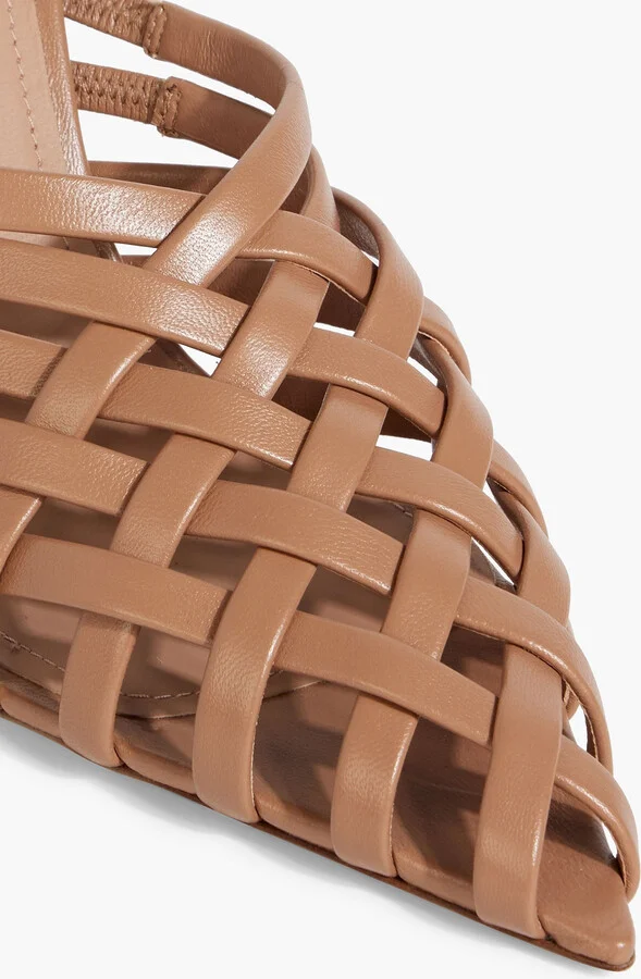 Whitney 90 woven leather mules - Image 4