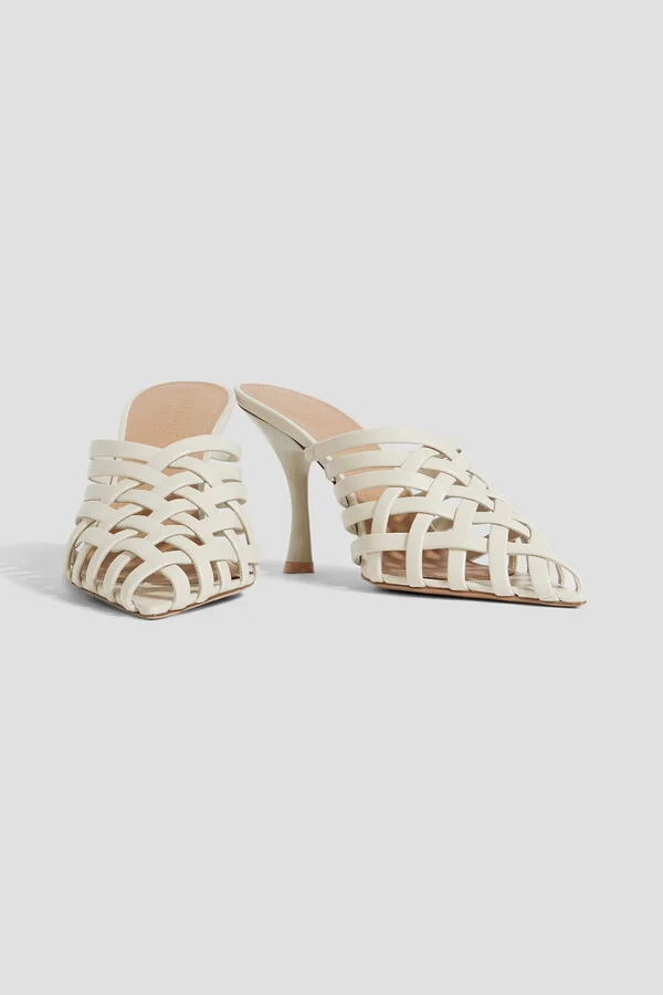 Whitney 90 woven leather mules - Image 2
