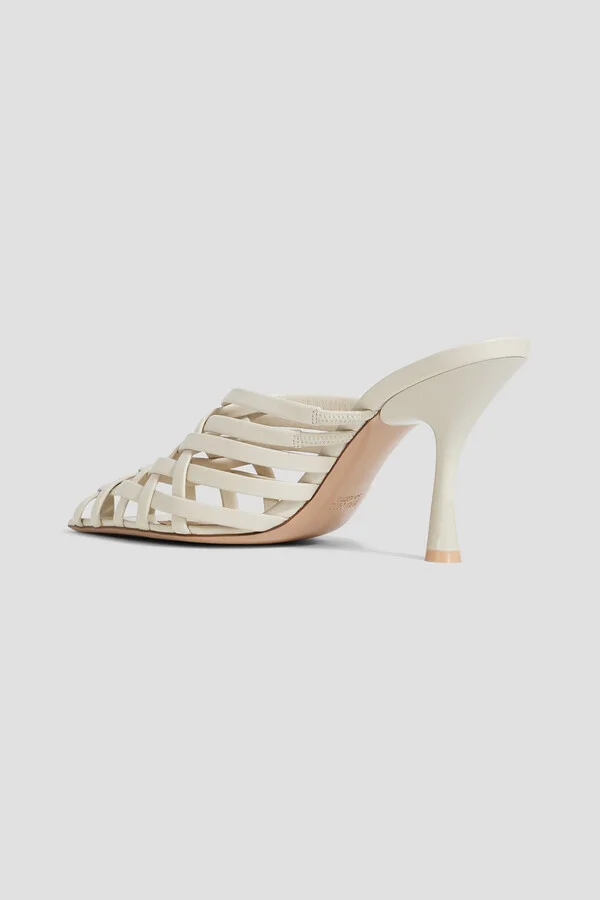 Whitney 90 woven leather mules - Image 3