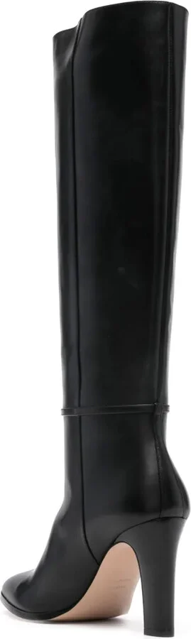 Whitney 90mm leather boots - Image 3