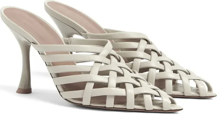 Whitney 90mm leather mules - Image 2