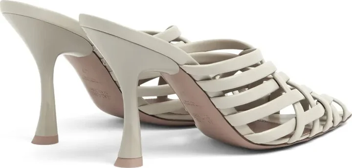 Whitney 90mm leather mules - Image 3