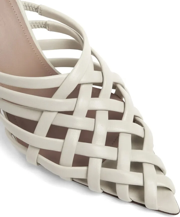 Whitney 90mm leather mules - Image 4