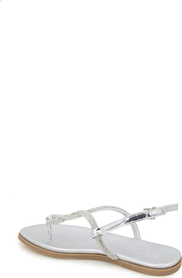Whitney Crystal Strap Flat Sandal - Image 9