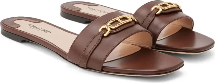 Whitney leather slides - Image 2