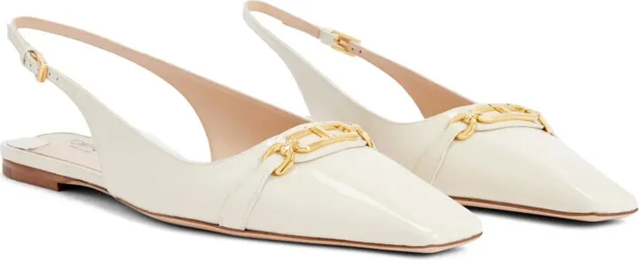 Whitney leather slingback ballerina shoes - Image 2