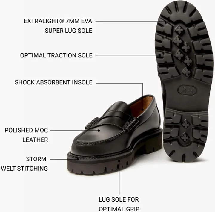 Whitney Super Lug Sole Penny Loafer - Image 6