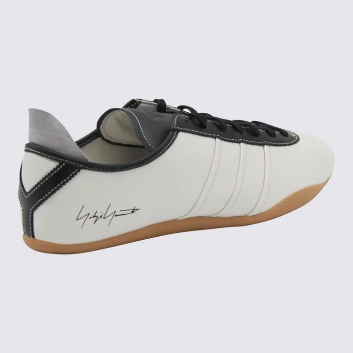Whte Leather Tokyo Sneakers - Image 3