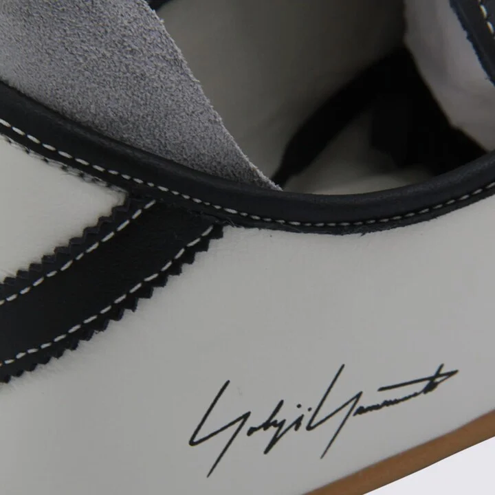 Whte Leather Tokyo Sneakers - Image 4