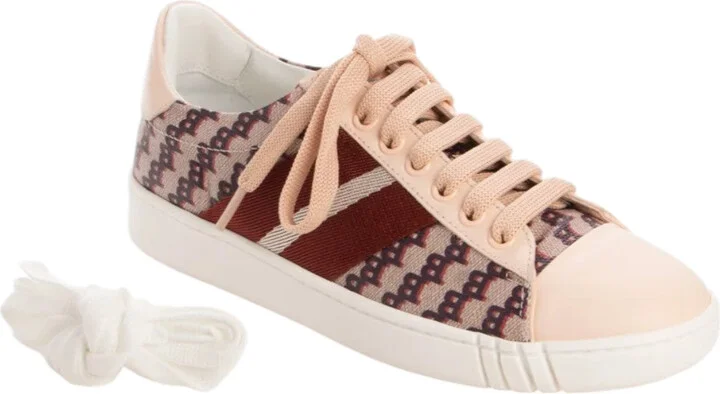 Wiame 6231691 Ladies Pink Leather Sneakers US 9.5