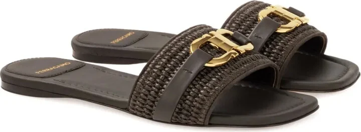 Wicker-Strap Flat Sandals - Image 2