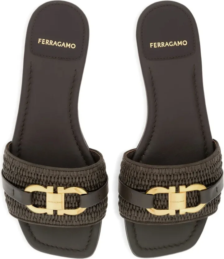 Wicker-Strap Flat Sandals - Image 4