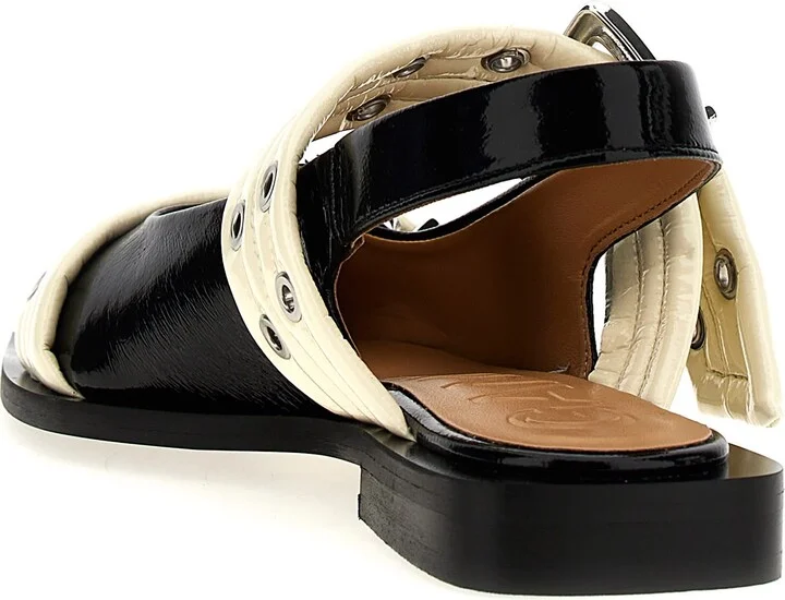 'wide Belt Buckle' Ballet Flats - Image 3