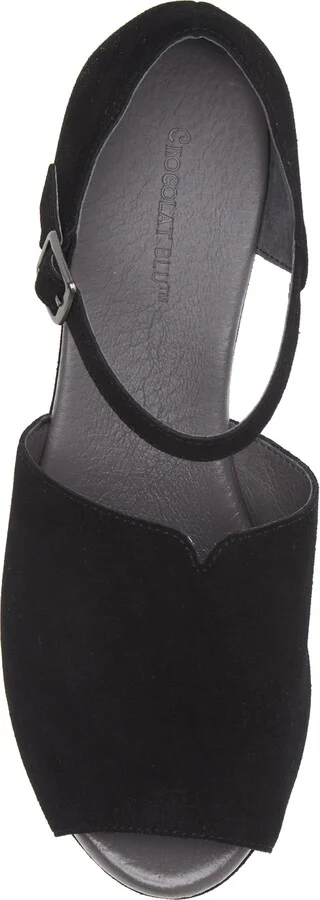 Wido Ankle Strap Peep Toe Platform Wedge Sandal - Image 5