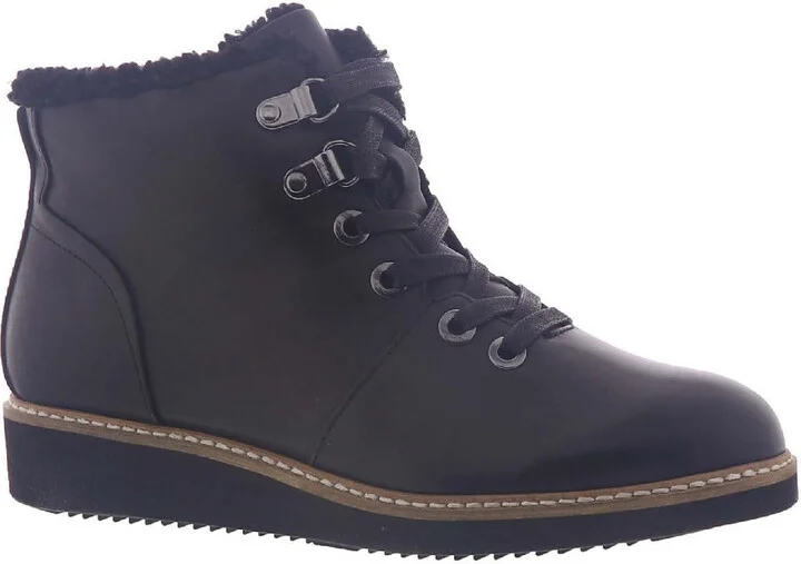 Wilcox Womens Leather Lace Up Ankle Boots