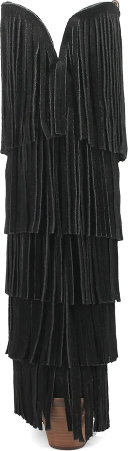 Wild Child Fringe Knee High Western Boot - Image 6