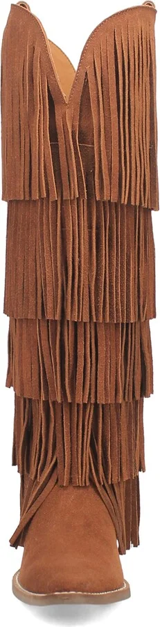 Wild Child Fringe Knee High Western Boot - Image 10