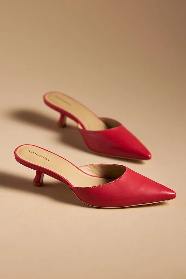Wilda Kitten-Heel Mules - Image 2