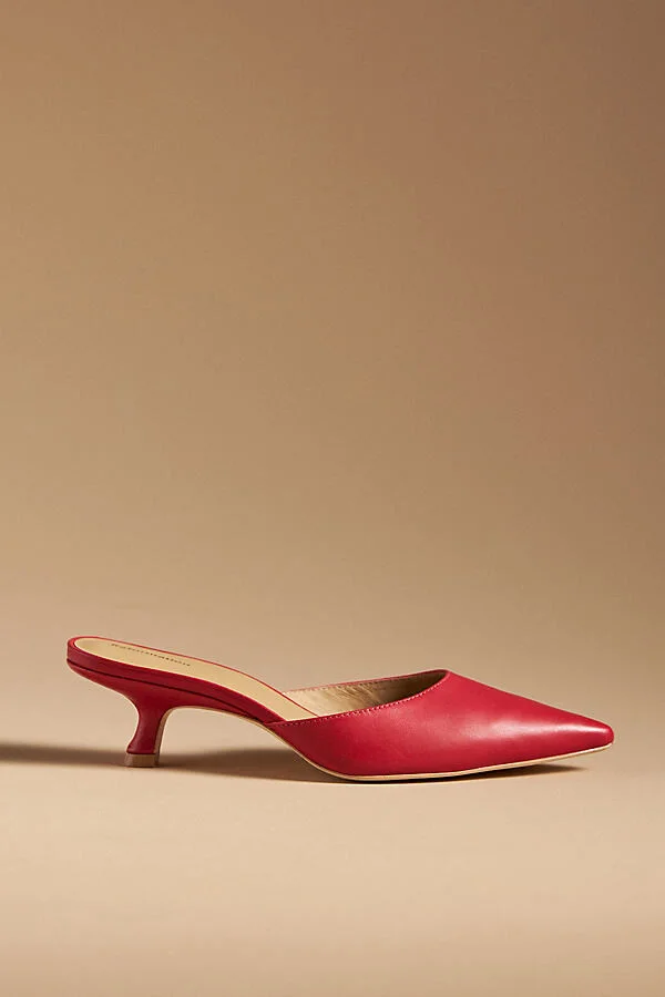 Wilda Kitten-Heel Mules