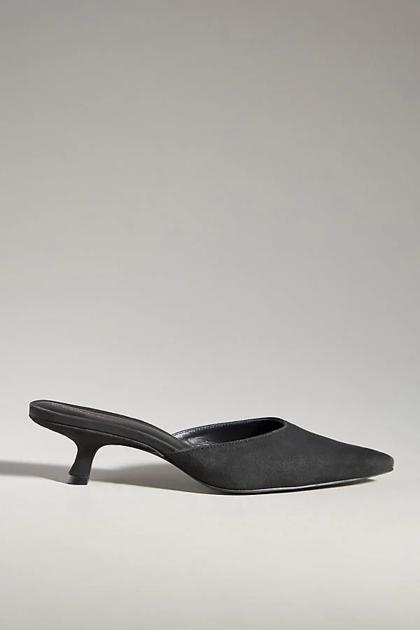 Wilda Kitten-Heel Mules