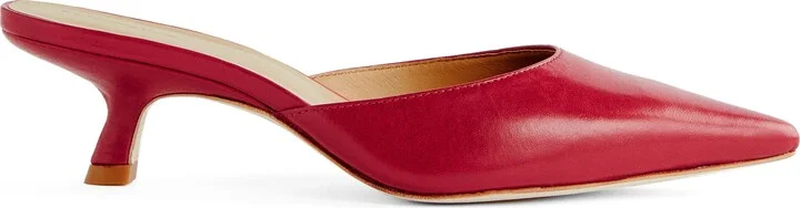 Wilda Pointed Toe Kitten Mule - Image 3