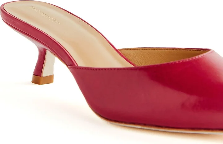 Wilda Pointed Toe Kitten Mule - Image 5