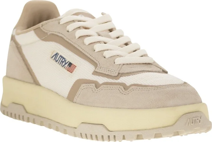 Wildpace - Fabric And Suede Trainers - Image 2
