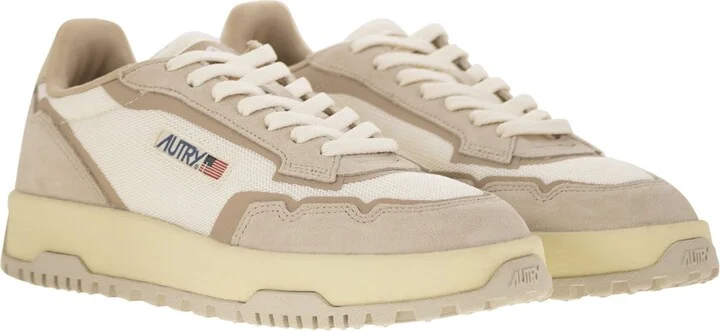 Wildpace - Fabric And Suede Trainers - Image 4