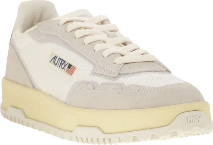 Wildpace - Fabric And Suede Trainers - Image 2