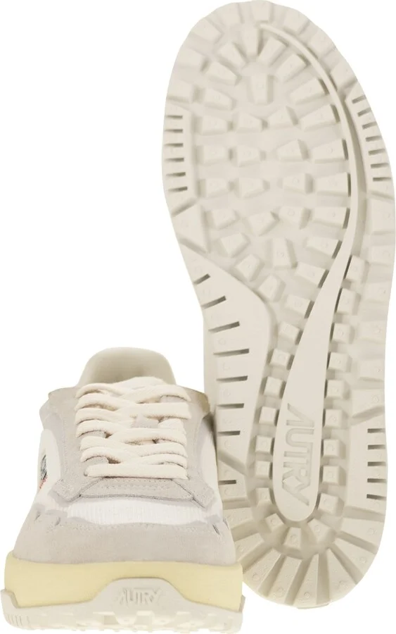 Wildpace - Fabric And Suede Trainers - Image 5