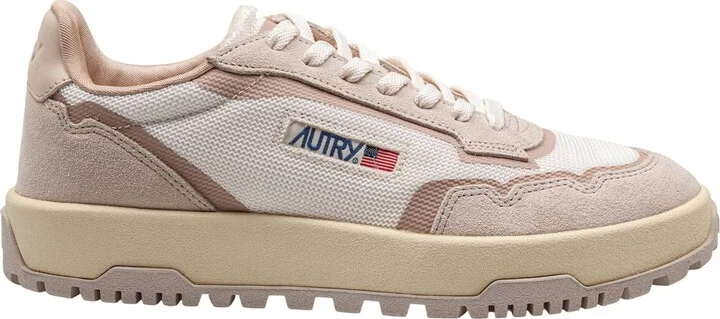 Wildpace Mesh And Suede Sneakers Color Beige
