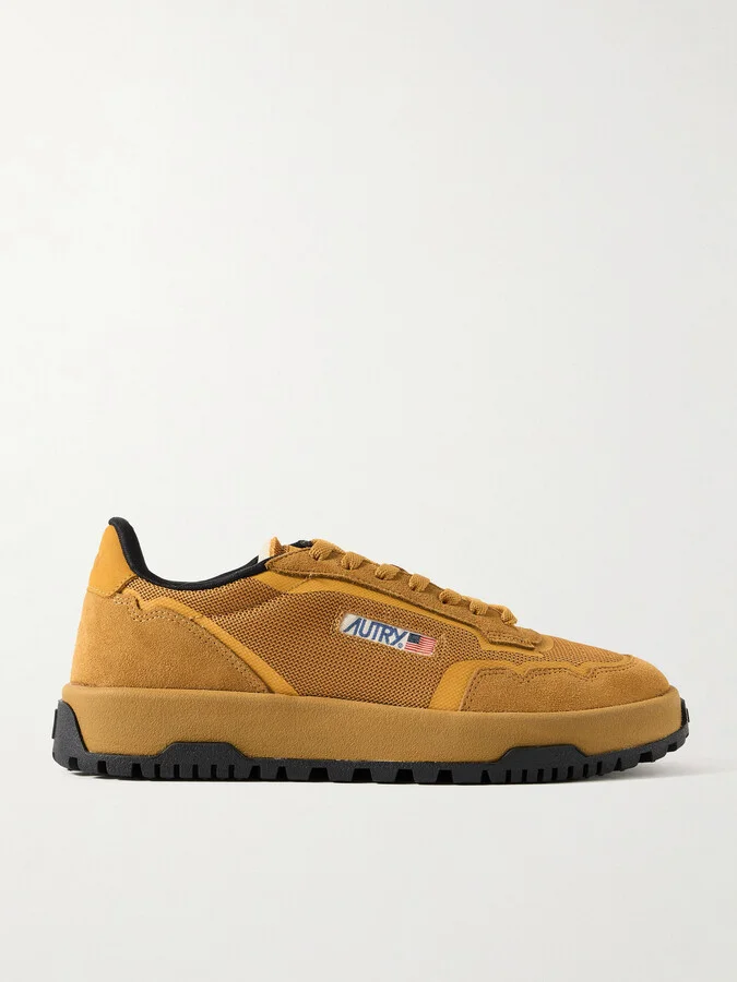Wildpace Nubuck and Rubber-Trimmed Suede and Mesh Sneakers