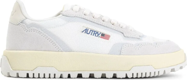 Wildpace White Suede Leather Sneakers