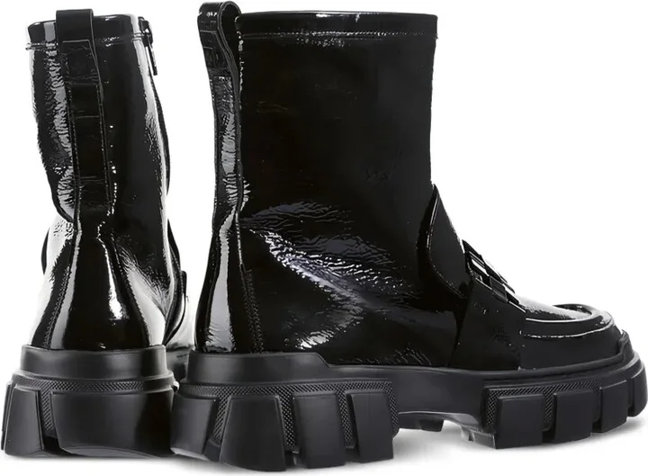 Will chunky-sole patent boots - Image 3