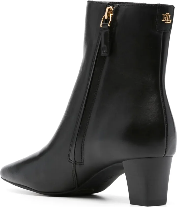 Willa Burnished 55mm leather boots - Image 3